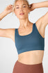 HARPER SEAMLESS SPORTS BRA - CELESTIAL BLUE/PORCELAIN